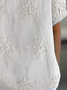 Women Floral Short Sleeve Shirt Summer Printing Shawl Collar Daily Casual Top