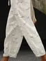 Women Floral Long Pant Casual Spring/Fall Trousers