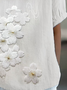 Women Floral Short Sleeve Shirt Summer Printing Shawl Collar Daily Casual Top