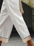 Women Plain Long Pant Casual Spring/Fall Trousers
