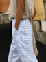 Women Geometric Long Pant Casual Spring/Fall Trousers