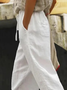 Women Plain Long Pant Casual Spring/Fall Trousers