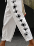 Women Floral Long Pant Casual Spring/Fall Trousers
