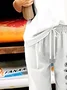 Women Floral Fifth Pants Pant Casual Summer Trousers