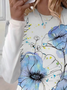 Women Floral Long Sleeve Tee T-shirt Crew Neck Printing Casual Spring/Fall Graphic Tee Top