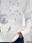 Women Floral Long Sleeve Tee T-shirt Crew Neck Printing Casual Spring/Fall Graphic Tee Top