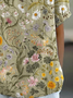 Women Floral Short Sleeve Shirt Summer Printing Shawl Collar Daily Casual Top