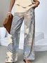 Women Paisley Two-Piece Set Daily Sleeveless Casual Summer Top With Pants Matching Set