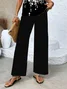 Women Floral Printing Two-Piece Set Daily Sleeveless Casual Summer Top With Pants Matching Set