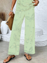 Women Butterfly Printing Two-Piece Set Daily Sleeveless Casual Summer Top With Pants Matching Set