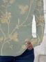 Women Floral Long Sleeve Tee T-shirt Crew Neck Printing Casual Spring/Fall Graphic Tee Top