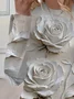 Women Floral Long Sleeve Tee T-shirt Crew Neck Printing Casual Spring/Fall Graphic Tee Top