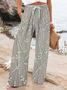 Women Floral Long Pant Casual Spring/Fall Trousers