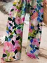 Women Floral Long Pant Casual Spring/Fall Trousers