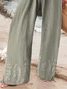 Women Floral Long Pant Casual Spring/Fall Trousers