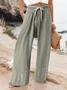 Women Floral Long Pant Casual Spring/Fall Trousers