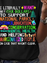 Women Text Letters Short Sleeve Tee T-shirt Crew Neck Printing Casual Summer Top