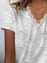 Women Floral Short Sleeve Tee T-shirt V Neck Printing Casual Summer Graphic Tee Top