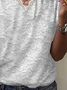 Women Floral Short Sleeve Tee T-shirt V Neck Printing Casual Summer Graphic Tee Top