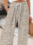 Women Floral Long Pant Casual Spring/Fall Trousers