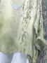 Women Floral Long Sleeve Blouse Spring/Fall Printing V Neck Daily Casual Top