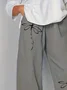 Women Floral Capris Pant Casual Summer Trousers