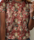Women Ethnic Short Sleeve Tee T-shirt Crew Neck Casual Summer Top