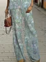 Women Abstract Printing Two-Piece Set Daily Long Sleeve Casual Spring/Fall Top With Pants Matching Set