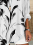 Women Floral Long Sleeve Blouse Spring/Fall Printing V Neck Daily Casual Top