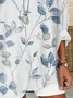 Women Floral Long Sleeve Blouse Spring/Fall Printing V Neck Daily Casual Top