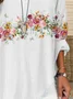 Women Floral Long Sleeve Blouse Spring/Fall Printing V Neck Daily Casual Top