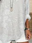 Women Floral Long Sleeve Blouse Spring/Fall Printing V Neck Daily Casual Top