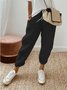 Women Plain Long Pant Casual Spring/Fall Trousers