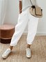 Women Plain Long Pant Casual Spring/Fall Trousers