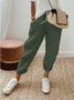 Women Plain Long Pant Casual Spring/Fall Trousers