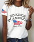 Women Plain Short Sleeve Tee T-shirt Crew Neck Casual Summer Top