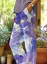 Women Floral Long Pant Casual Spring/Fall Trousers
