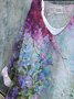 Women Floral Long Sleeve Blouse Spring/Fall Printing V Neck Daily Casual Top