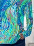 Women Abstract Long Sleeve Tee T-shirt Crew Neck Printing Casual Spring/Fall Graphic Tee Top