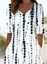 Women Striped V Neck Half Sleeve Casual Summer Jumpsuit
