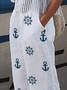 Women Anchor Long Pant Casual Spring/Fall Trousers