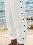 Women Plain Long Pant Casual Spring/Fall Trousers