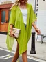 Women Plain Spring/Fall Cover-up Casual Lightweight Cardigan