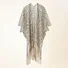 Women Leopard Summer Cover-up Vintage Lightweight Cardigan