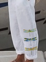 Women Dragonfly Long Pants Casual Spring/Fall Trousers