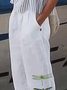 Women Dragonfly Long Pants Casual Spring/Fall Trousers