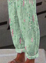 Women Abstract Stripes Long Pant Casual Spring/Fall Trousers
