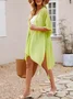 Women Plain Spring/Fall Cover-up Casual Lightweight Cardigan