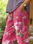 Women Floral Long Pants Casual Spring/Fall Trousers