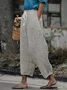Women Striped Long Pants Casual Spring/Fall Trousers